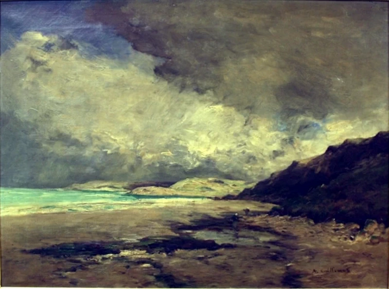 La spiaggia di Villers - Musee des Beaux, Arts, Valence